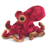 Folkmanis Finger Puppet - Red Octopus
