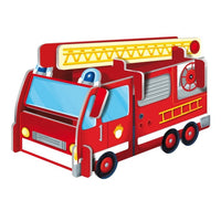 Sassi 3D Puzzle and Book Set - Firefighters, 40 pcs