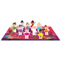 Sassi Puzzle and Book Set - Ballerinas 40 pcs