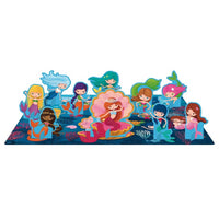 Sassi Puzzle and Book Set - Mermaids 40 pcs