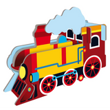 Sassi 3D Puzzle and Book Set - Trains 40 pcs