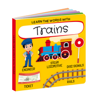 Sassi 3D Puzzle and Book Set - Trains 40 pcs
