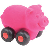 Rubbabu - Natural Rubber Aniwheelies - Pig