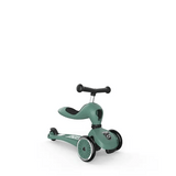 Scoot And Ride - Scoot and Ride Highway Kick 1 Convertible Ride On Scooter - Olive Green