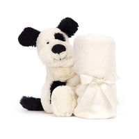 Jellycat - Soother - Bashful Black and Cream Puppy