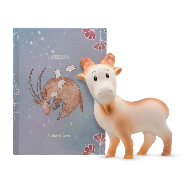 ChaBil Natural Rubber Baby Teethers - Star Sign Collection - Capricorn