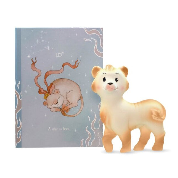 ChaBil Natural Rubber Baby Teethers - Star Sign Collection - Leo