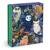 Galison -Owls At Dawn - 1000 Piece Foil Puzzle