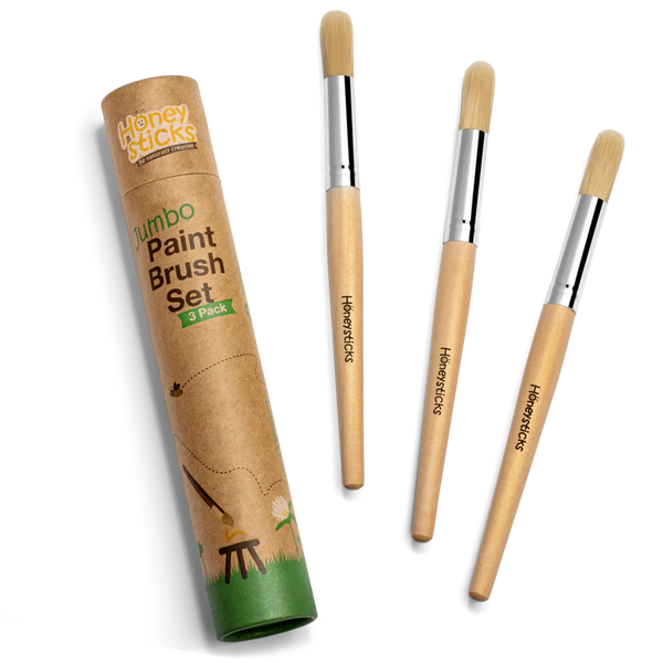 Honeysticks - Jumbo Paint Brush 3pc Set