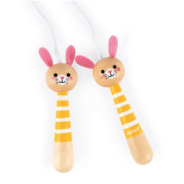 Janod - Wooden Bunny Skipping Rope