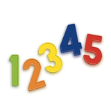 Quercetti - Magnetic Numbers - Fridge Magnets
