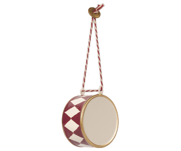Maileg - Metal Ornament - Red Drum