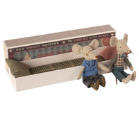 Maileg - Grandma & Grandpa Mice in Matchbox