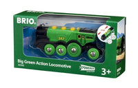 BRIO Train - Big Green Action Locomotive - 33593