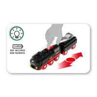 BRIO Train - Battery-Operated Steaming Train - 33884