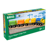 BRIO Train - Three-Wagon Cargo Train - 33982