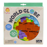 Caly Inflatable World Globe - Countries & Cities - 50cm