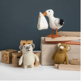 Gry & Sif - Handcrafted Felt Stork