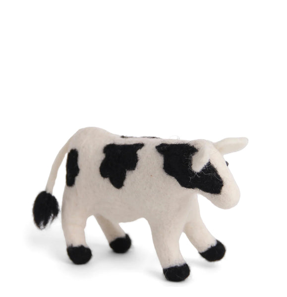 Gry & Sif - Handcrafted Felt Animals - Cow