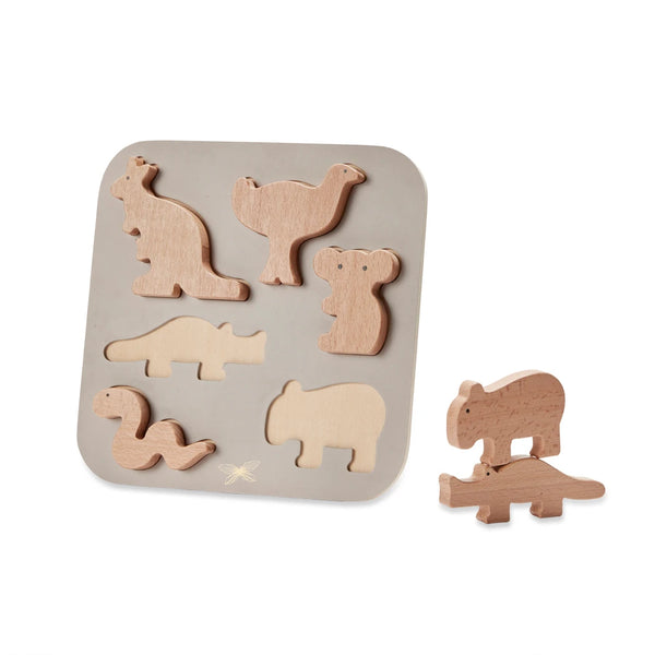 Astrup - Wooden Puzzle - Australian Animals