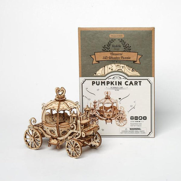Rolife 3D Wood Kit - Pumpkin Carriage TG302