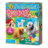 4M - 3D Mould & Paint - Puppy Dogs