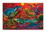 Crocodile Creek - Foil Puzzle 60 pc - Dazzling Dinos