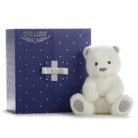 Gift boxed 'Bailey' Bear with Swarovski Crystal Heart