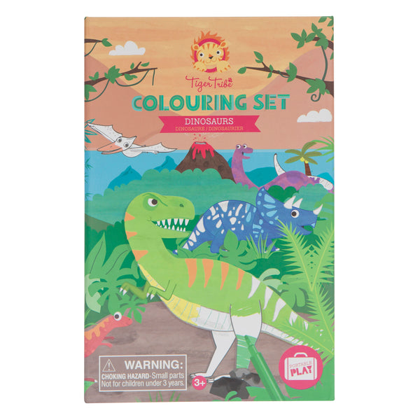 Tiger Tribe - Colouring Set - Dinosaurs