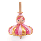 Wooden Princess Spinning Tops