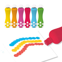 Djeco - 6 Foam Markers for Toddlers