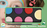 Djeco Face Paint - Sweet Body Art Palette - 6 Colours