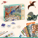Djeco - The World of Dinosaurs Multi Craft Box Kit