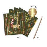 Djeco - Inspired By - Gustav Klimt Golden Goddess - Scratch Boards