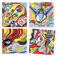 Djeco - Inspired By - Roy Lichtenstein - Superheroes