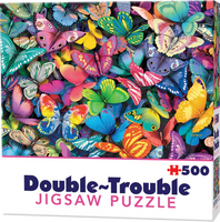 Double Trouble 500pc Puzzle - Butterflies