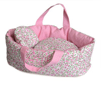 Carry Cot with Floral Bedding