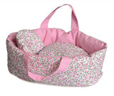 Carry Cot with Floral Bedding
