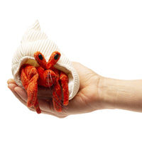 Folkmanis - Finger Puppet - Hermit Crab