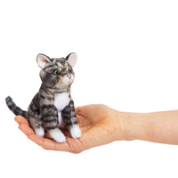 Folkmanis - Tabby Cat Finger Puppet