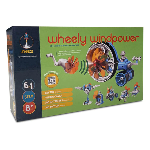 Wheely Windpower - 6 in 1 Wind-Powered Robot