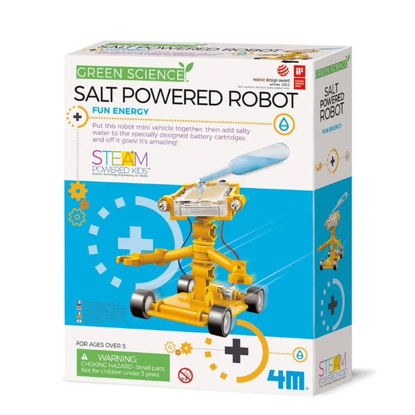 Green Science - Salt Powered Robot - Fun Energy