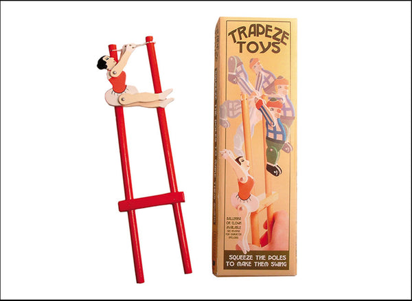 Retro Wooden Trapeze Artist