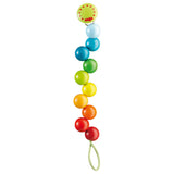 HABA - Wooden Pacifier Chain - Rainbow Pearls