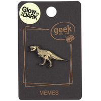 Geek Culture - Enamel - Glow in the Dark - Dinosaur Skeleton Pins