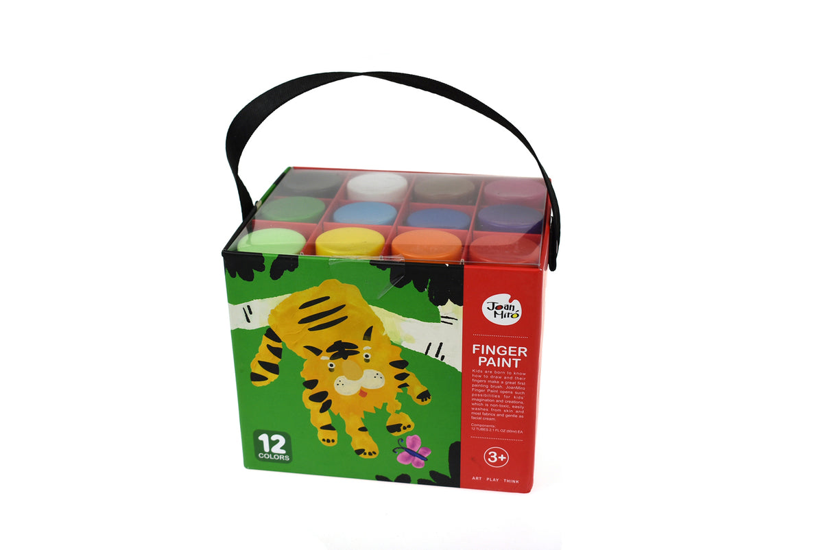 Jar Melo Finger Paint 12 Colours Set The Little Toy Shop