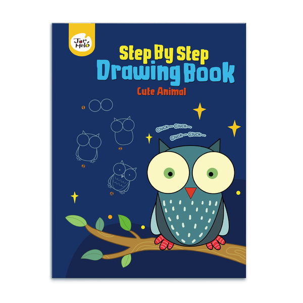 Jar Melo - Step by Step Drawing Book - Cute Animals