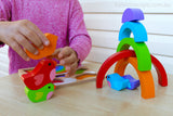 Wooden Bird and Rainbow Puzzle
