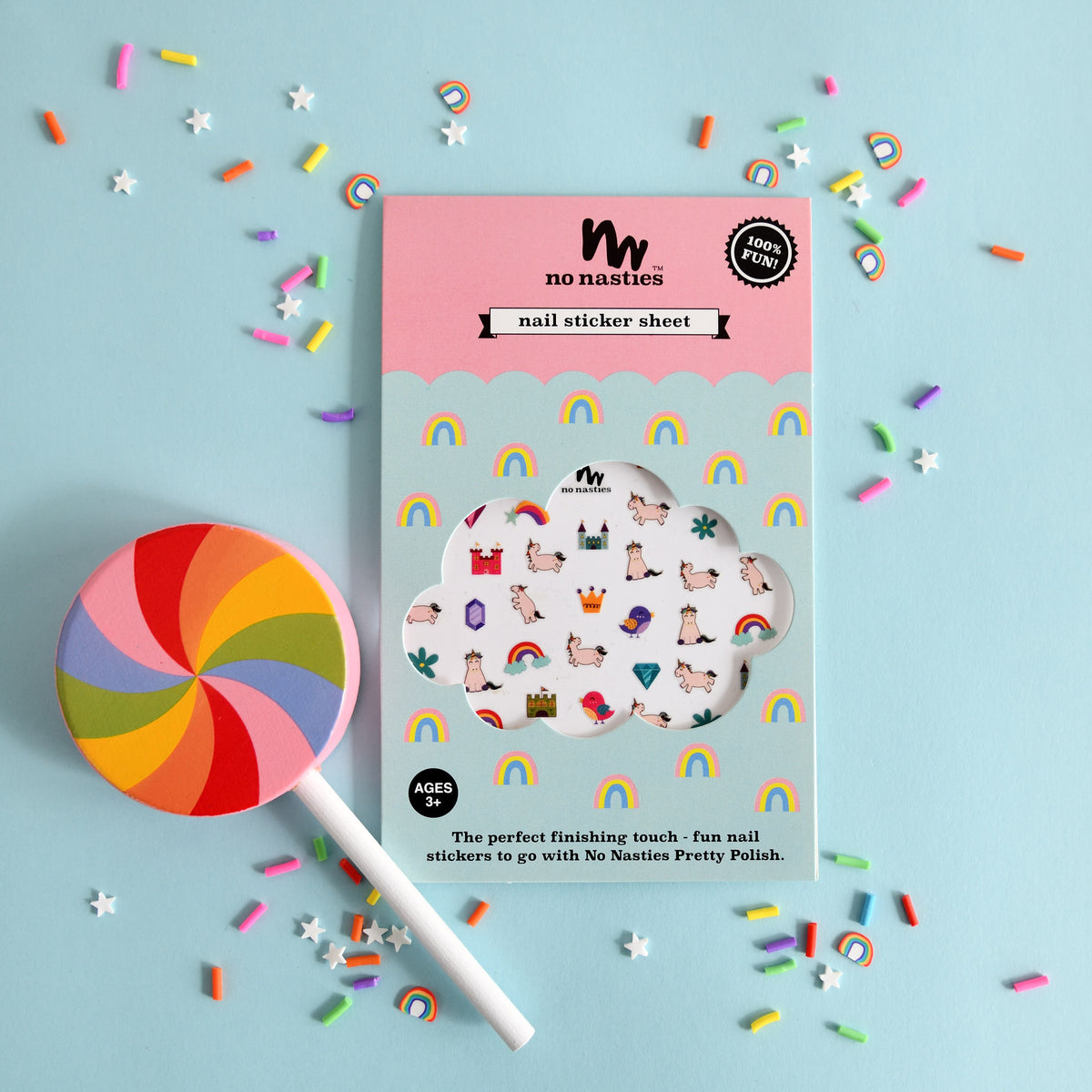 No Nasties - Kids Nail Stickers – The Little Toy Shop