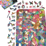 Twigg Wooden Puzzle - Carefree Cat